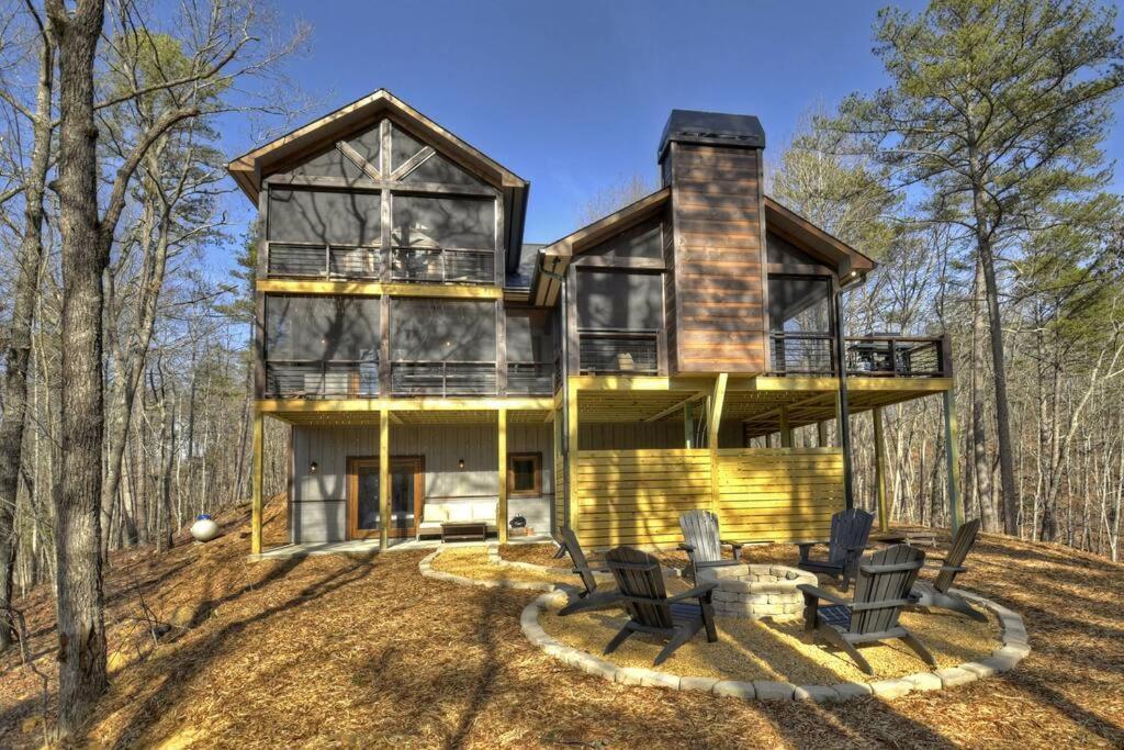 הוילה בלו רידג' Rosewood Retreat - Hot Tub Fire Pit Pool Table מראה חיצוני תמונה